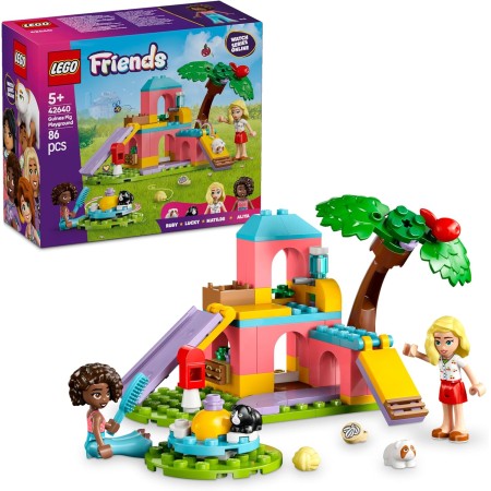LEGO Friends Parque de Las Cobayas Juguete de Construcción para Niñas de 5 Años o Más, Juego de Roles con 2 Figuras de Animales