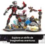 LEGO Marvel Gran Batalla de Capitán América: Civil War, Juguete de Superhéroes con Quinjet y 8 Minifiguras Inc. Capitán América,