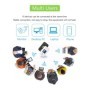Módem inalámbrico portátil WiFi de bolsillo, 150Mbps, 3000mAh, Mini pu