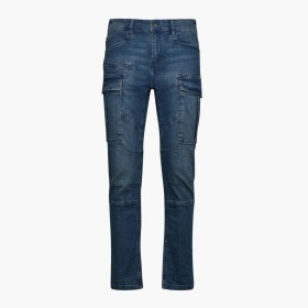 Diadora 702.177651 - Pantalón vaquero Stone Cargo Light, color azul y verde