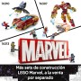 LEGO Marvel Gran Batalla de Capitán América: Civil War, Juguete de Superhéroes con Quinjet y 8 Minifiguras Inc. Capitán América,