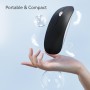 Uiosmuph Ratón Inalámbrico Bluetooth, Silencioso Wireless Mouse, 3 Modos (Bluetooth 5.1/5.1+2.4G) Ratón Ergonómico para