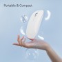 Uiosmuph Ratón Inalámbrico Bluetooth, Silencioso Wireless Mouse, 3 Modos (Bluetooth 5.1/5.1+2.4G) Ratón Ergonómico para