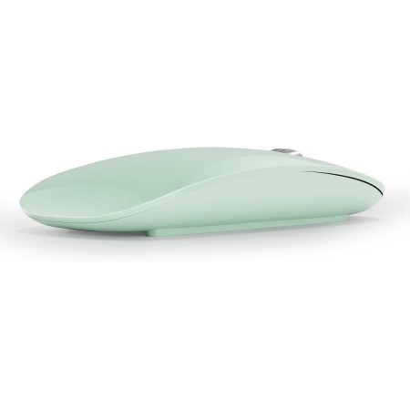 Uiosmuph Ratón Inalámbrico Bluetooth, Silencioso Wireless Mouse, 3 Modos (Bluetooth 5.1/5.1+2.4G) Ratón Ergonómico para