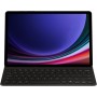 Samsung EF-DX725 - Funda para Tablet Galaxy Tab S9 FE, con Teclado QWERTY y botón AI, diseño Delgado, Color Blanco
