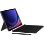 Samsung EF-DX725 - Funda para Tablet Galaxy Tab S9 FE, con Teclado QWERTY y botón AI, diseño Delgado, Color Blanco