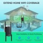 Repetidor WiFi inalámbrico de 3000Mbps, amplificador de señal Wi-Fi 6,