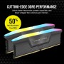 CORSAIR VENGEANCE RGB DDR5 32GB (2x16GB) DDR5 6000MHz CL36 AMD EXPO Intel XMP iCUE Memoria de Ordenador Compatible - Gris