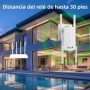 Repetidor extensor AX3000 WiFi 6, amplificador de señal Dual Band 2,4G