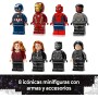 LEGO Marvel Gran Batalla de Capitán América: Civil War, Juguete de Superhéroes con Quinjet y 8 Minifiguras Inc. Capitán América,