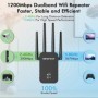 Comfast-repetidor Wifi inalámbrico de 1200Mbps, extensor WIFI de panta