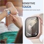 [3Piezas] Kamita Funda Compatible con Apple Watch Serie 10 42mm con Protector de Pantalla Cristal Templado, Duro PC Bumper Case