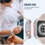 [3Piezas] Kamita Funda Compatible con Apple Watch Serie 10 42mm con Protector de Pantalla Cristal Templado, Duro PC Bumper Case