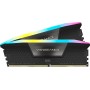 Corsair Memoria de ordenador VENGEANCE RGB DDR5 RAM 32 GB (2 x 16 GB) 7200 MHz CL34 compatible con Intel XMP iCUE, negra
