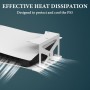 Geekria Soporte para Debajo del Escritorio Compatible con el Soporte de Consola Sony Playstation 5, Soporte de aleación de
