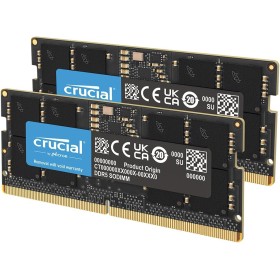 Crucial RAM 32GB Kit (2x16GB) DDR5 5600MHz (o 5200MHz o 4800MHz) Memoria del ordenador Portátil CT2K16G56C46S5