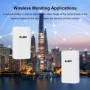 KuWFi 2,4 Ghz 300Mbps CPE puente extensor de señal WiFi inalámbrico pa