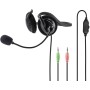 Hama 00139920 auricular con micrófono Binaural Banda para cuello Negro - Auriculares con micrófono (Centro de llamadas/Oficina,