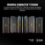 CORSAIR Dominator Titanium RGB DDR5 RAM 64GB (2x32GB) DDR5 6600MHz CL32 Intel XMP Memoria de Ordenador Compatible con iCUE -