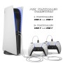 Cable de carga PS5 de nylon de 3 m para el mando de Playstation 5, cable USB C a C, USB 3.1 (USB 3.0), cable de carga, cubierta