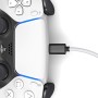 Cable de carga PS5 de nylon de 3 m para el mando de Playstation 5, cable USB C a C, USB 3.1 (USB 3.0), cable de carga, cubierta