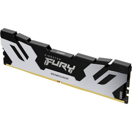 Kingston Fury Renegade DDR5 Silver/Black XMP 32GB 6400MT/s CL32 DIMM Desktop Gaming Memory (Kit of 2) - KF564C32RSK2-32