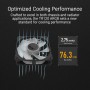 ASUS TUF Gaming TR120 ARGB Reverse Triple Pack Black Edition - Ventiladores de 120 mm (Marco de 28 mm, presión estática a 2,75