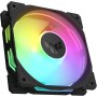 ASUS TUF Gaming TR120 ARGB Reverse Triple Pack Black Edition - Ventiladores de 120 mm (Marco de 28 mm, presión estática a 2,75