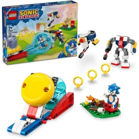 LEGO Sonic The Hedgehog Batalla de Sonic en la Hoguera Set de Construcción con Dron y Robot de Juguete, 4 Minifiguras de