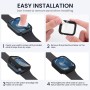 [3Piezas] Kamita Funda para Apple Watch SE/6/5/4 40mm con Protector de Pantalla Cristal Templado, Duro PC Bumper Case Carcasa