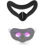 Protector facial de silicona VR para Meta Quest 3S, accesorios originales para auriculares, fácil de limpiar, cómodo y agradable