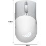 ASUS ROG Keris Wireless AimPoint - Ratón Gaming (conectividad Triple 2.4GHz RF, Bluetooth, USB), 36000 dpi, 5 Botones