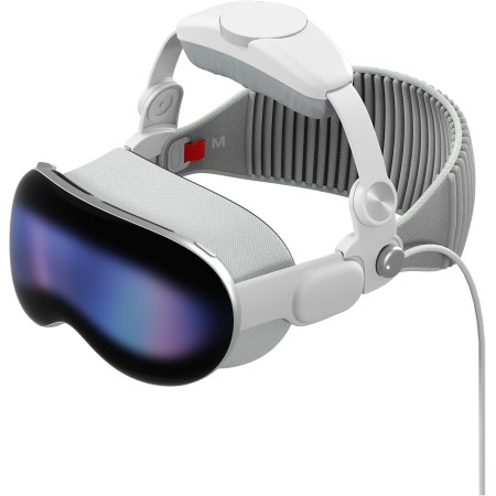 iofeiwak Correa para la cabeza compatible con Apple Vision Pro, correa ajustable para la cabeza con almohadillas de esponja