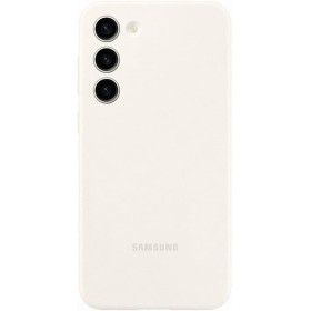 Samsung Coque Silicone Galaxy S23 Plus Creme