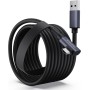 Stouchi Cable de Link 5M Compatible con Meta/Oculus Quest3/2/Pro,PICO 4 Accessories PC/Steam VR, VR Headset Cable High Speed