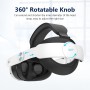 BeisDirect Correa de cabeza para auriculares Meta Quest 3 VR, repuesto Elite, soporte ligero mejorado y comodidad