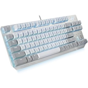 ASUS ROG Strix Scope NX TKL Moonlight White - Teclado Gaming USB, mecánico, Switch rojos, AuraSync RGB, teclas ABS, marco de