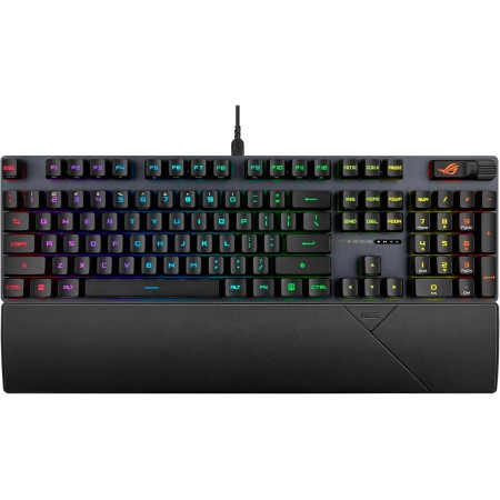 ASUS ROG Strix Scope II Gaming Keyboard, pre-lubed ROG RX Red Linear Optical switches, Sound-dampening Foam, PBT doubleshot