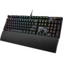 ASUS ROG Strix Scope II Gaming Keyboard, pre-lubed ROG RX Red Linear Optical switches, Sound-dampening Foam, PBT doubleshot