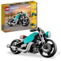 LEGO Creator 3-en-1 Moto Clásica, Bici Callejera o Coche Dragster, Vehículos de Juguete para Niños y Niñas Pequeños, Idea de