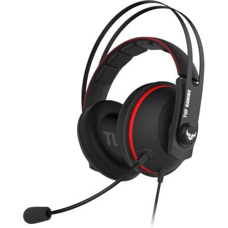 ASUS TUF Gaming H1 Wired Headset (Discord Certified Mic, 7.1 Surround Sound, 40mm Drivers, 3.5mm, Lightweight, For PC, Switch,