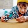 LEGO Creator 3-en-1 Moto Clásica, Bici Callejera o Coche Dragster, Vehículos de Juguete para Niños y Niñas Pequeños, Idea de