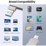 LZKNZT Memoria USB C 512GB Pendrive Dual 2 en 1 USB C OTG Metal Pen Drive Memoria Externa Impermeable Memoria USB 512GB Tipo C