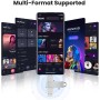 LZKNZT Memoria USB C 512GB Pendrive Dual 2 en 1 USB C OTG Metal Pen Drive Memoria Externa Impermeable Memoria USB 512GB Tipo C