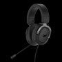 ASUS TUF Gaming H3 Gun Silver Gaming Headset with virtual 7.1 Surround, Tough stainless-steel headband and fast cooling ear