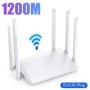 Enrutador inalámbrico de 1200M, antena externa, módem, enrutador, repe