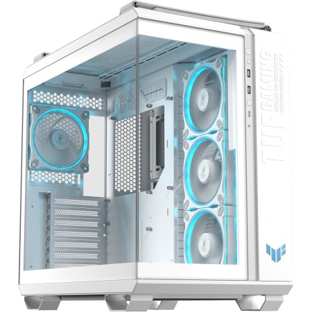 ASUS TUF Gaming GT502 Horizon, Caja ATX para Torres Medianas, diseño panorámico, Doble cámara, Zonas de refrigeración