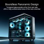 ASUS TUF Gaming GT502 Horizon, Caja ATX para Torres Medianas, diseño panorámico, Doble cámara, Zonas de refrigeración