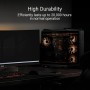 ASUS TUF Gaming GT502 Horizon, Caja ATX para Torres Medianas, diseño panorámico, Doble cámara, Zonas de refrigeración
