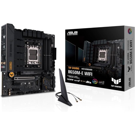 ASUS TUF GAMING B850-PLUS WIFI - Placa base AMD ATX, 14+2+1 etapas de potencia DrMOS 80A, DDR5, PCIe 5.0, 3 ranuras M.2, WiFi 7,